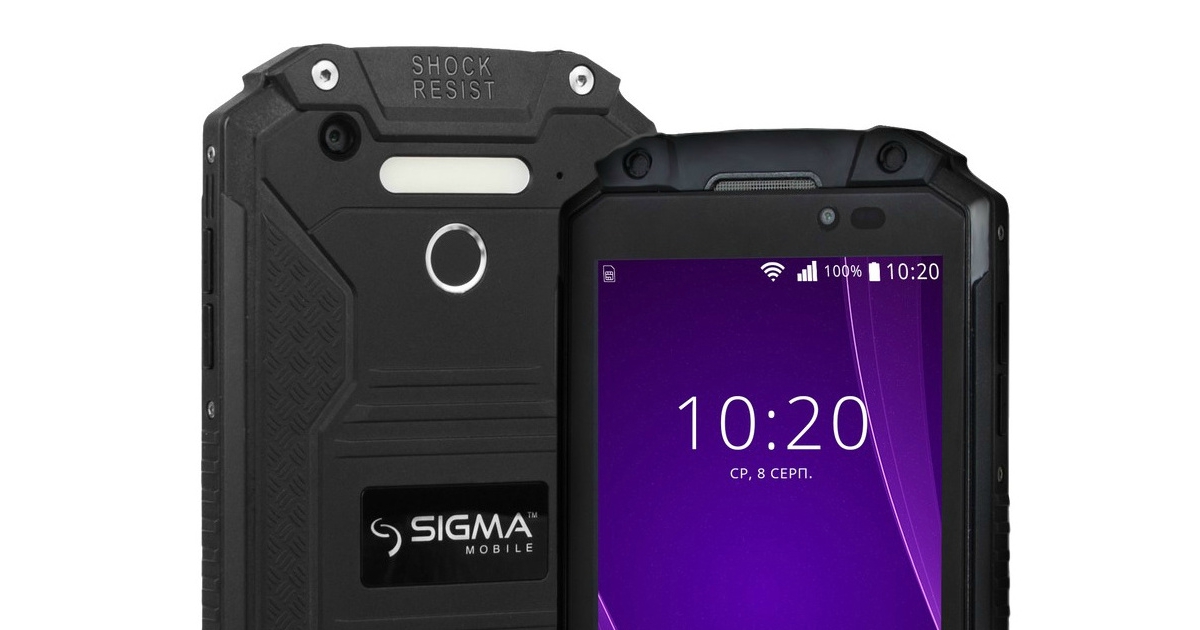 Топ-5 кращих захищених смартфонів Sigma  